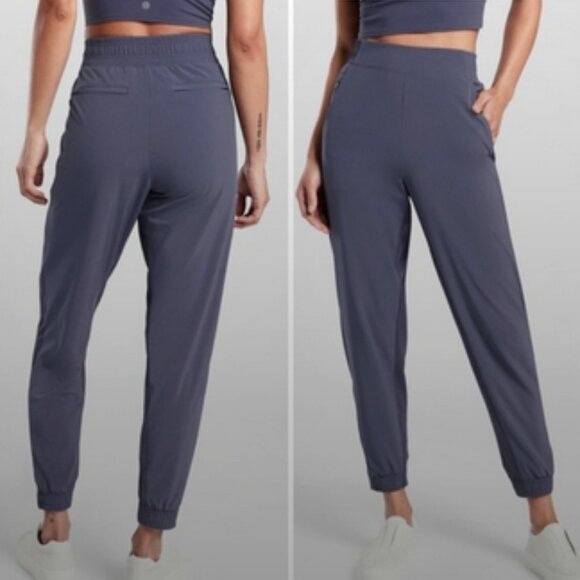 Athleta Brooklyn Jogger, Medieval Violet (Blue-Purple Gray) Pants, size 4 - Picture 1 of 8